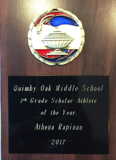 Scholar Athlete Award