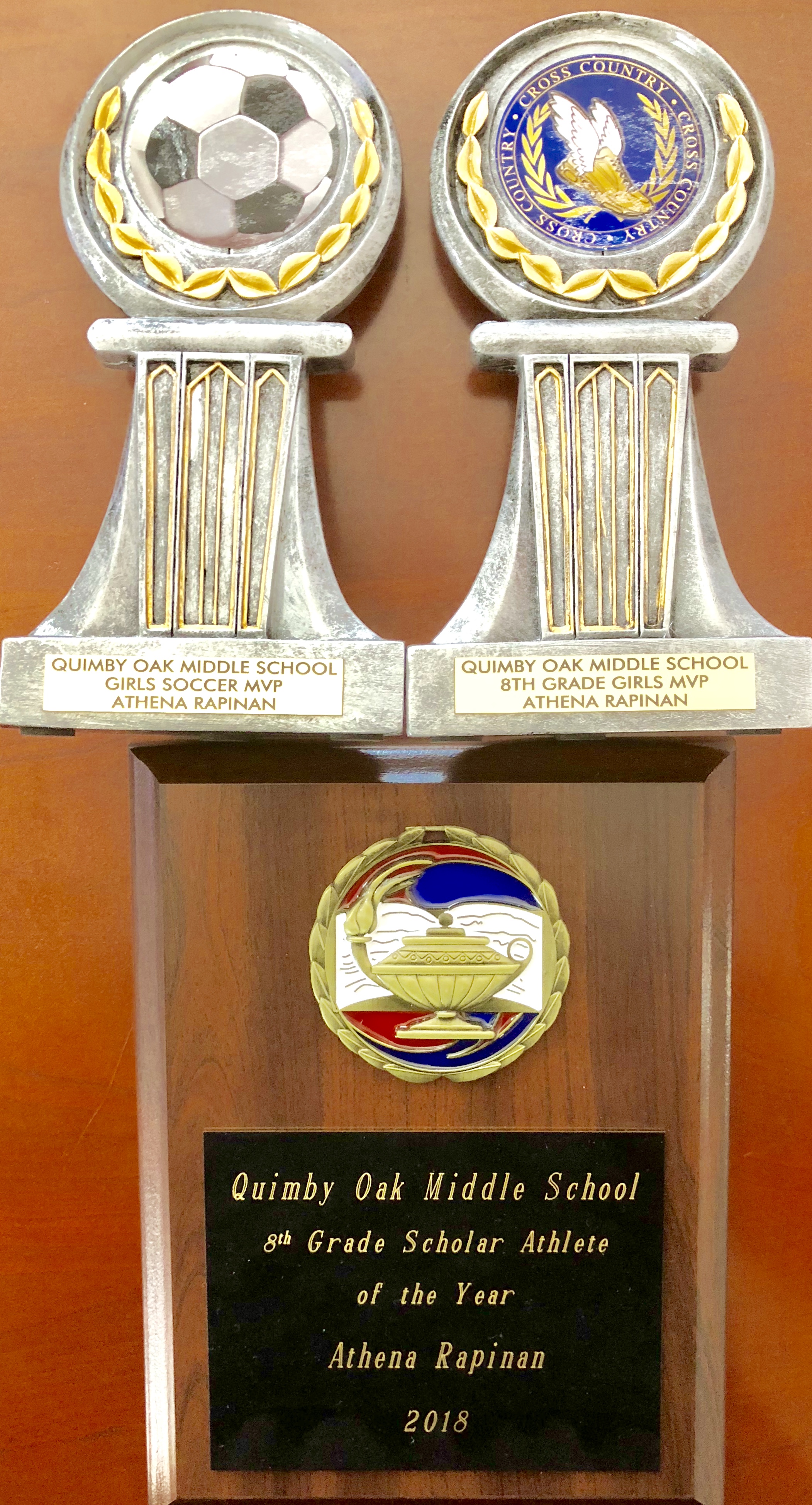 Athena's 2018  school awards