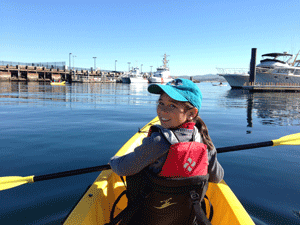 Kayaking at Monterey, CA