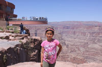 Athena in front of Skywalk