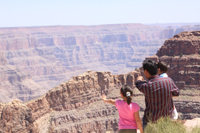 Enjoying the beauty of Grand Canyon West