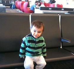 Christos at the airport