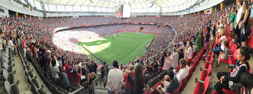 BC Place Stadium - USA vs Nigeria